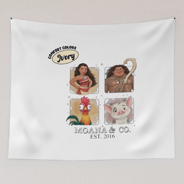 Item preview, Moana Inspired Island Adventure Character Art Collection designed and sold by RichardPa71968.