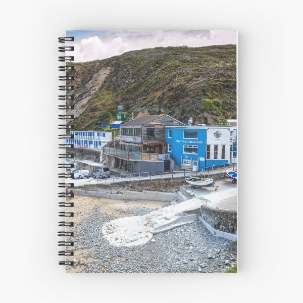 Item preview, St Agnes Cove with Surf Club and Boats at Low Tide designed and sold by Paul Thompson Photography.