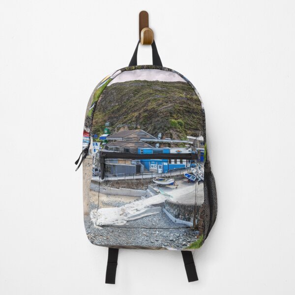 Item preview, St Agnes Cove with Surf Club and Boats at Low Tide designed and sold by Paul Thompson Photography.