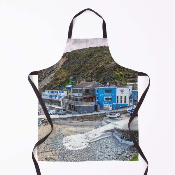 Item preview, St Agnes Cove with Surf Club and Boats at Low Tide designed and sold by Paul Thompson Photography.
