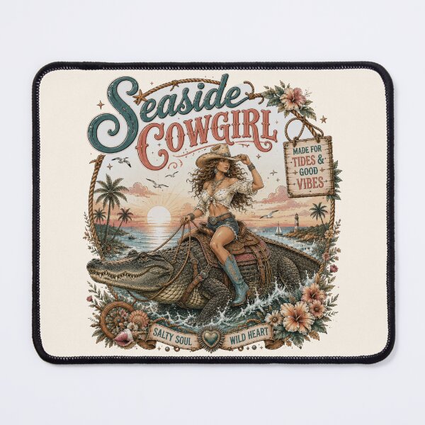 Item preview, Seaside Cowgirl Salty Soul Wild Heart - Made For Tides & Good Vibes designed and sold by legendaryskins.