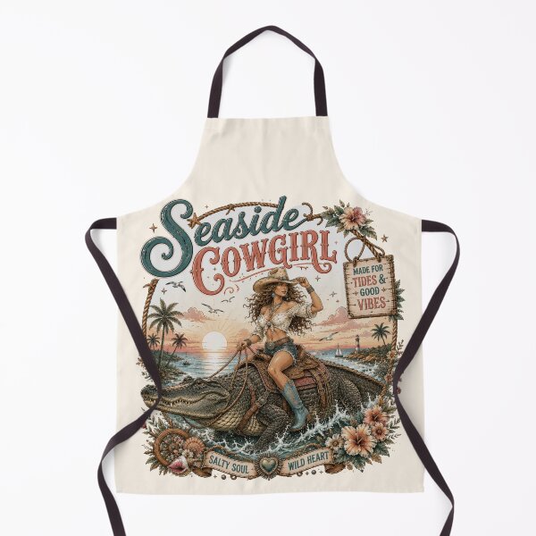 Item preview, Seaside Cowgirl Salty Soul Wild Heart - Made For Tides & Good Vibes designed and sold by legendaryskins.