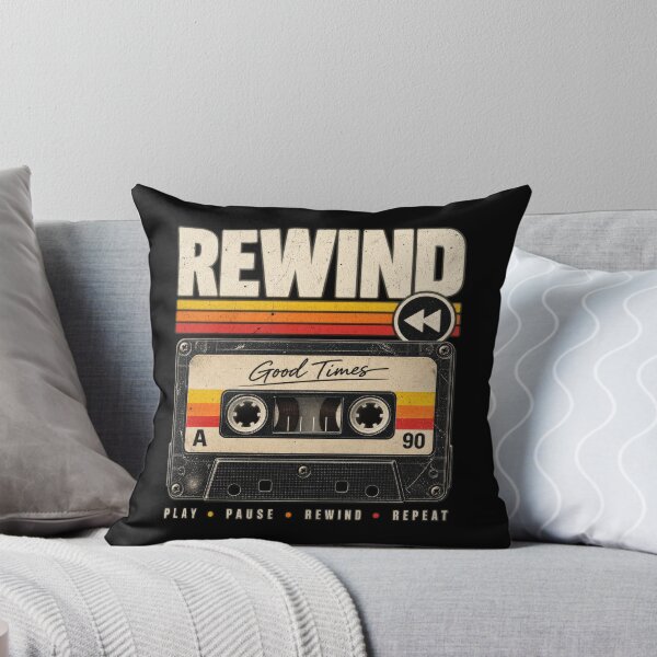 Item preview, Rewind Vintage Cassette Tape 80s designed and sold by Artnankin.