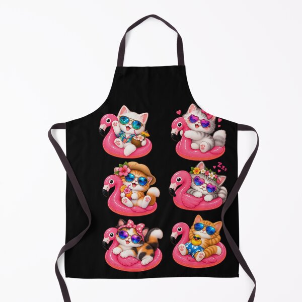 Item preview, Chillin, Flamingo Cats  designed and sold by YSTART.