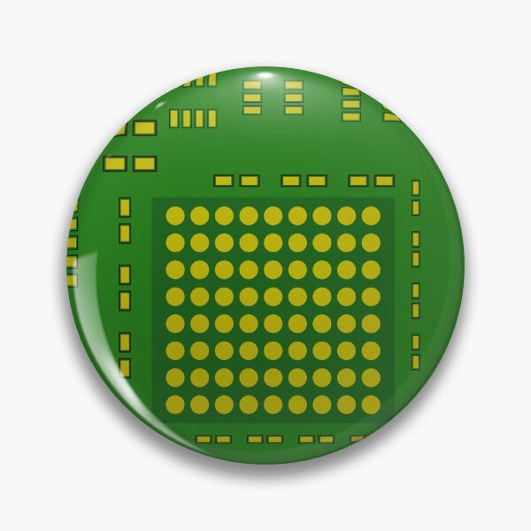 Item preview, Abstract Green Circuit Board Background with Yellow Electronic Components, Technology Vector Pattern designed and sold by Ei-Ei.