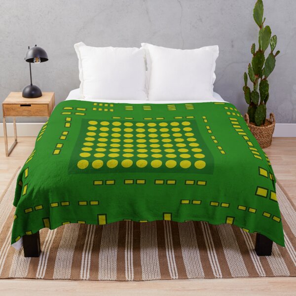 Item preview, Abstract Green Circuit Board Background with Yellow Electronic Components, Technology Vector Pattern designed and sold by Ei-Ei.