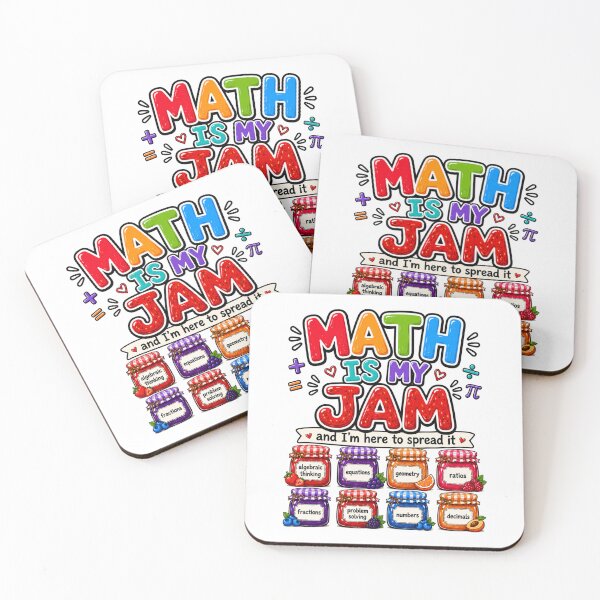 Item preview, Math Is My Jam And Im Here To Spread It Teacher School designed and sold by WeirdlyMild.