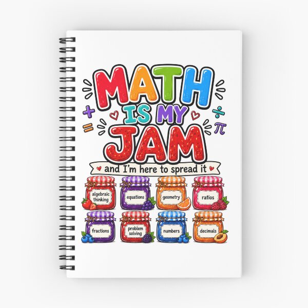 Item preview, Math Is My Jam And Im Here To Spread It Teacher School designed and sold by WeirdlyMild.