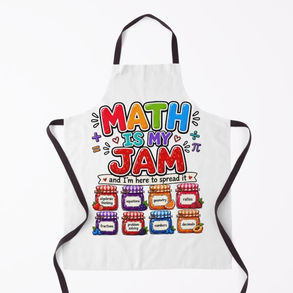 Item preview, Math Is My Jam And Im Here To Spread It Teacher School designed and sold by WeirdlyMild.
