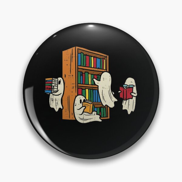 Item preview, Cute Reading Ghosts Bookshelf Book Lover Spooky Halloween designed and sold by haitrieuic96.