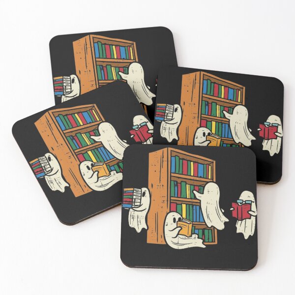 Item preview, Cute Reading Ghosts Bookshelf Book Lover Spooky Halloween designed and sold by haitrieuic96.