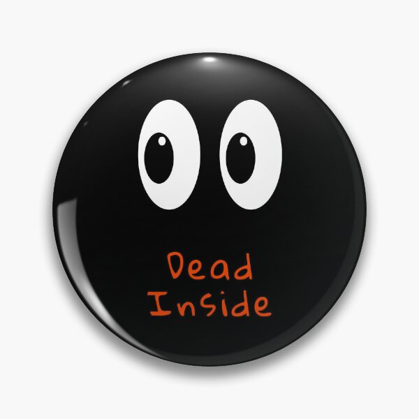 Item preview, Dead Inside | Dark Halloween Cat Humor | Mood System Cats designed and sold by ContigoART.