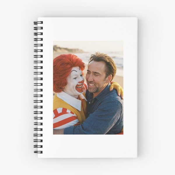 Item preview, Nicolas cage Ronald mcdonald  meme memes funny parody birthday christmas birthday  designed and sold by CheeseBlueprint.