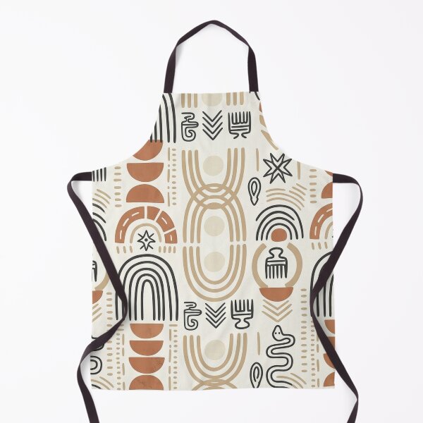 Item preview, Afro Boho Minimal Pattern | African-Inspired Geometric Seamless Design designed and sold by BloomyBCrafts.