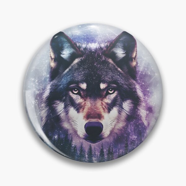 Item preview, 3d Render Of Geometric Wolf Forest Digital designed and sold by Checho30.