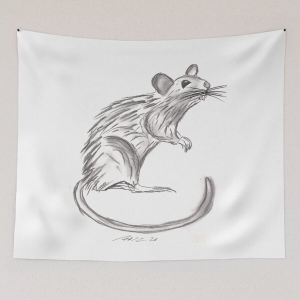 Item preview, Rat King, Charcoal designed and sold by Anke‘s Bazaar.