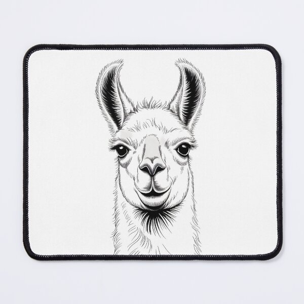 Item preview, Lama — Monochrome Minimalism designed and sold by ErgTime.