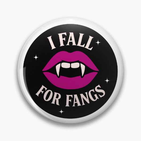 Item preview, I Fall for Fangs | Vampire Romance Bookish Design designed and sold by ThePeelAppeal.