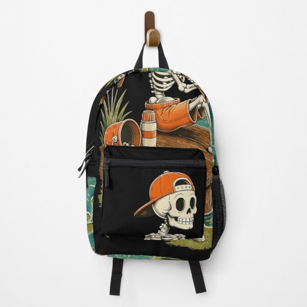 Item preview, Skeleton Fishing Retro Fisherman Cute Spooky Outdoor Vintage designed and sold by haitrieuic96.
