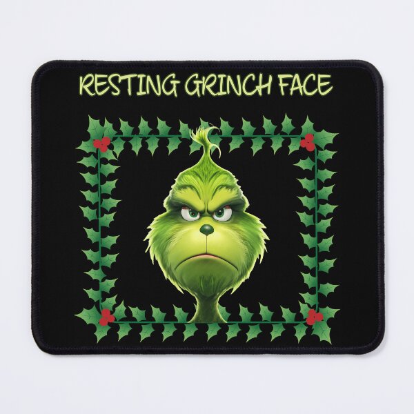 Item preview, Resting Grinch Face designed and sold by Little-Bit-Xtra.