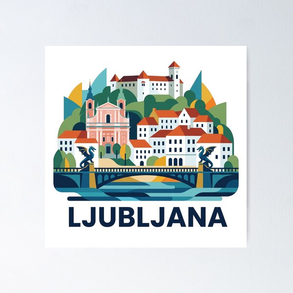 Item preview, Ljubljana Slovenia designed and sold by OzzFrequency.