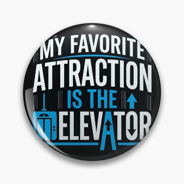 Item preview, My Favorite Attraction Is The Elevator Lazy Humor designed and sold by DuckOddity.