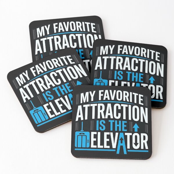 Item preview, My Favorite Attraction Is The Elevator Lazy Humor designed and sold by DuckOddity.