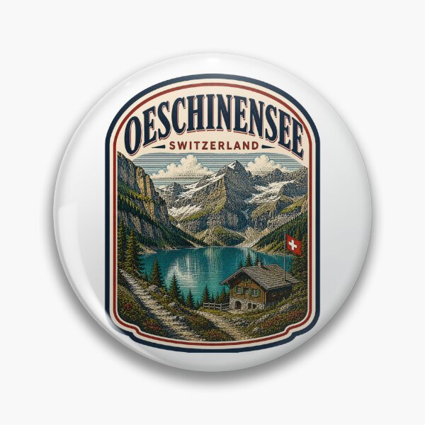 Item preview, Oeschinensee - Switzerland designed and sold by GoodOldVintage.