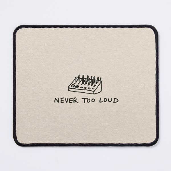 Item preview, Never Too Loud Retro Music Mixer Ink Drawing designed and sold by lautir.