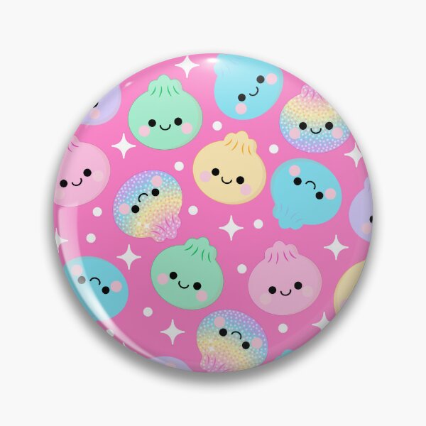 Item preview, Dumpling Seamless Pattern designed and sold by GlitterArtySVG.