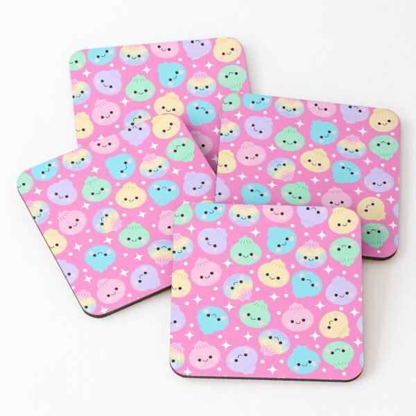Item preview, Dumpling Seamless Pattern designed and sold by GlitterArtySVG.