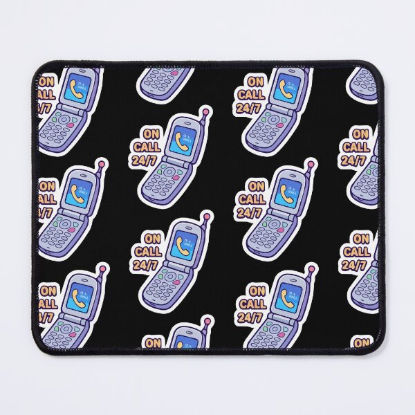 Item preview, Retro Flip Phone On Call 24/7 Y2K Nostalgia Aesthetic designed and sold by All Year Summer Co..