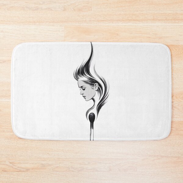 Item preview, Face of Fire — Monochrome Minimalism designed and sold by ErgTime.