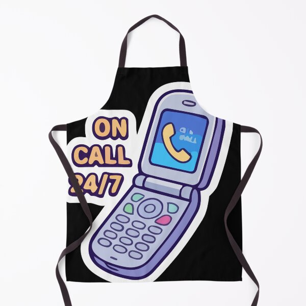 Item preview, Retro Flip Phone On Call 24/7 Y2K Nostalgia Aesthetic designed and sold by All Year Summer Co..
