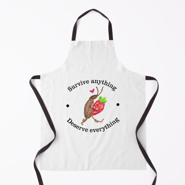 Item preview, Survive Anything Deserve Everything Cockroach and Strawberry designed and sold by potterspatch.
