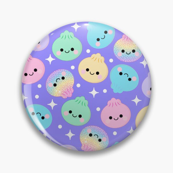 Item preview, Dumpling Seamless Pattern designed and sold by GlitterArtySVG.