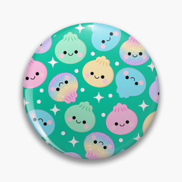 Item preview, Dumpling Seamless Pattern designed and sold by GlitterArtySVG.