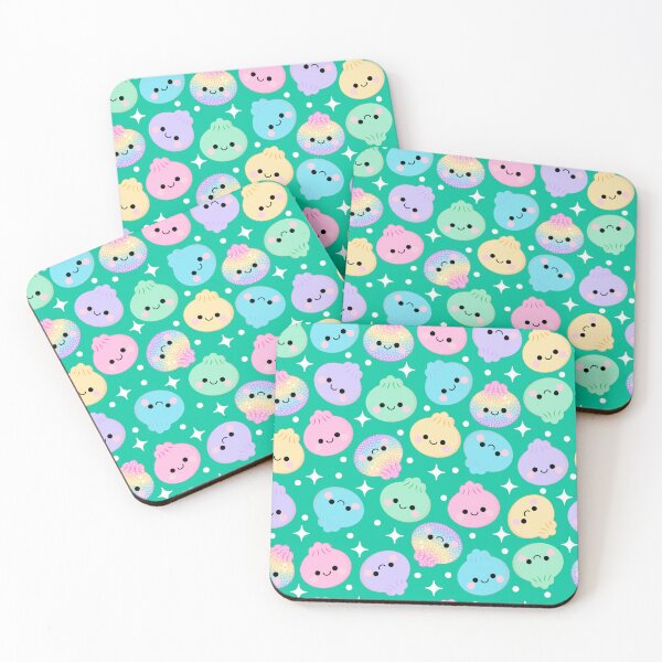 Item preview, Dumpling Seamless Pattern designed and sold by GlitterArtySVG.