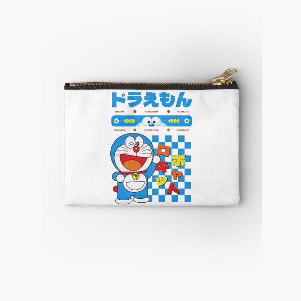 Item preview, Doraemon – Retro Checkered Character Poster designed and sold by WATEKE.