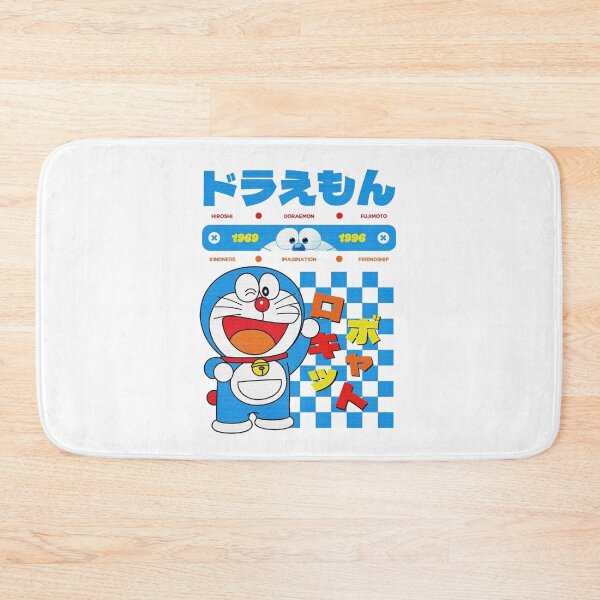 Item preview, Doraemon – Retro Checkered Character Poster designed and sold by WATEKE.