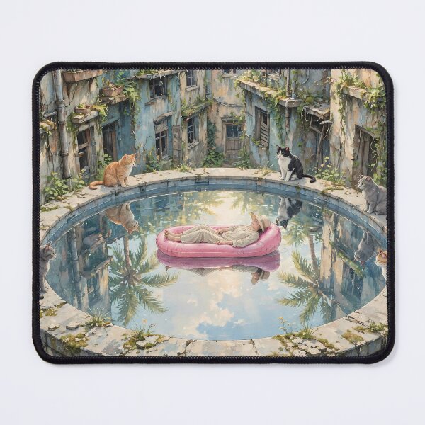 Item preview, Affordable Getaway with Cats Under the Palms designed and sold by m-y-A-I-A-R-T-.
