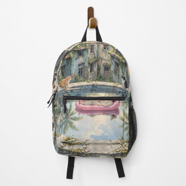 Item preview, Affordable Getaway with Cats Under the Palms designed and sold by m-y-A-I-A-R-T-.