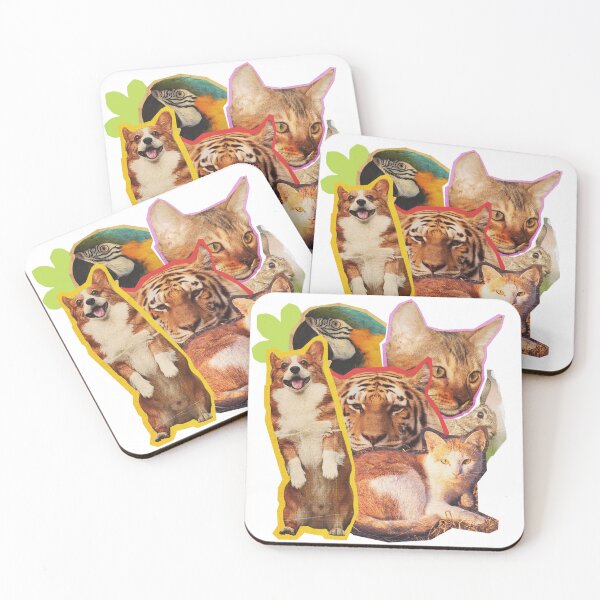 Item preview, Scrapbook style animals designed and sold by Earth Barbie.
