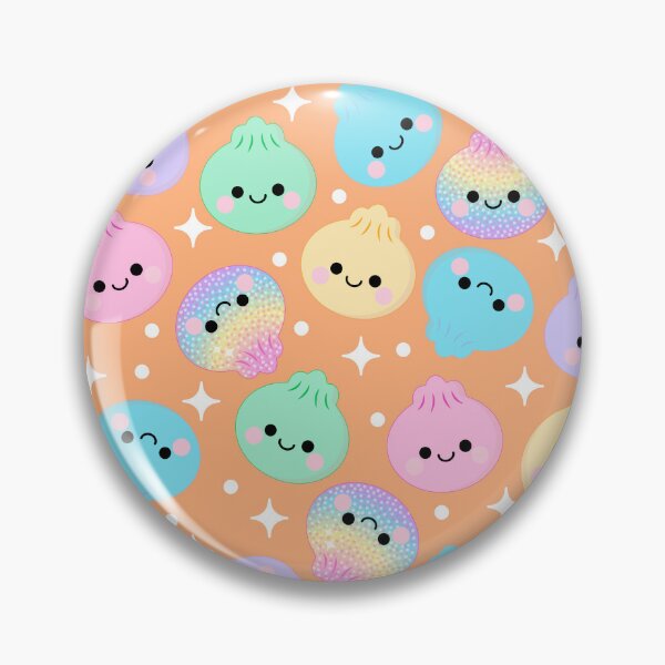 Item preview, Dumpling Seamless Pattern designed and sold by GlitterArtySVG.
