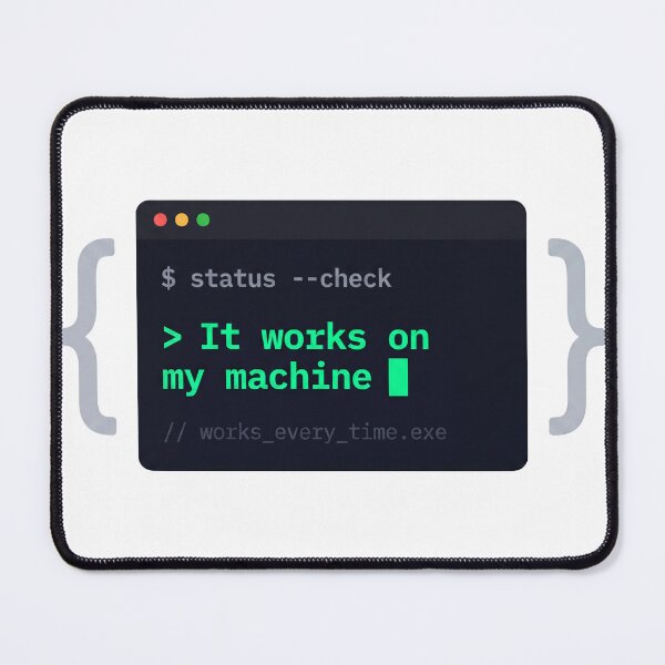 Item preview, It works on my machine programmer gift shirt for coders designed and sold by GroovyGoody.