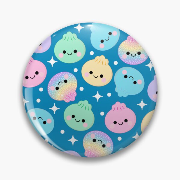 Item preview, Dumpling Seamless Pattern designed and sold by GlitterArtySVG.