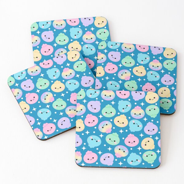Item preview, Dumpling Seamless Pattern designed and sold by GlitterArtySVG.