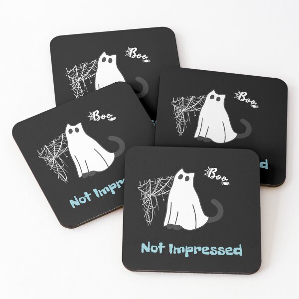 Item preview, Not Impressed | Funny Halloween Cat | Reaction Cats designed and sold by ContigoART.