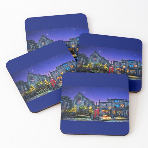 Item preview, Haworth Night Panorama designed and sold by Alisonchambers2.