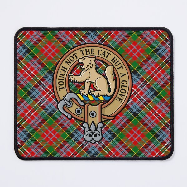 Item preview, Clan MacPherson Crest over Tartan designed and sold by sifis.